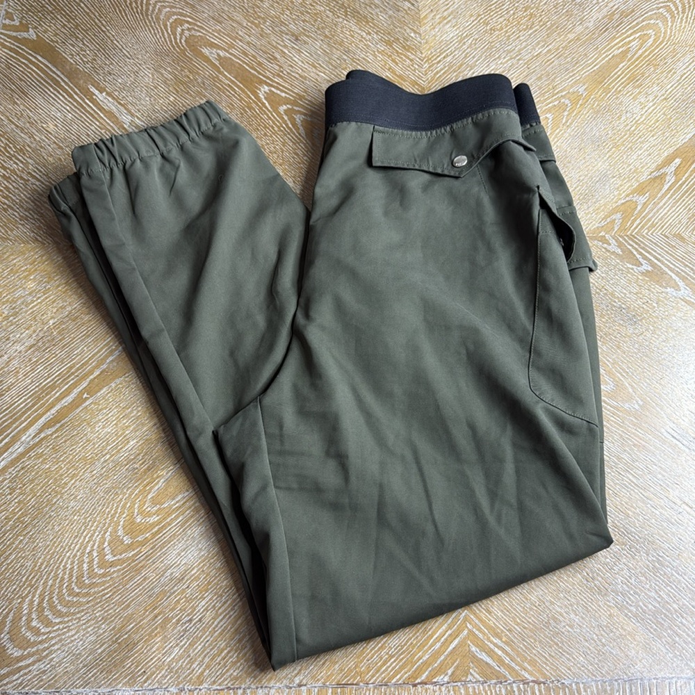 RTA Olive Green Pants with Zipper Detail 31